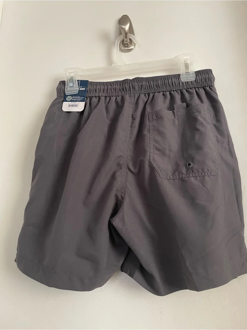 George Men's Charcoal Gray Swim Trunks